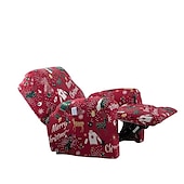 cheap Recliner Chair Cover-Stretch Recliner Cover Recliner Covers 1 Seater Armchair Couch Slipcover with Elastic Loop, Anti-cat Scratch Furniture Protector for Kids, Pets, Dogs, Cats