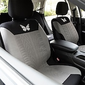 ieftine Husă Scaun Auto-Husă scaun auto cu 5 locuri set complet husă scaun auto complet înconjurată interior mașină lavabilă respirabil confortabil model fluture broderie husă scaun auto
