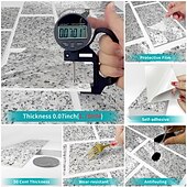 cheap Wallpaper-Cool Wallpapers Wall Mural 16pcs Marble Patterned Wallpaper, Waterproof Peel And Stick Wall Covering Sticker Film Home Deco, 4&#039;&#039;x8&#039;&#039;