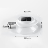 Χαμηλού Κόστους Εξωτερικά Επιτοίχια Φώτα-1/4/6 τμχ ηλιακά φώτα υδρορροής υπαίθριο αδιάβροχο ηλιακό φως φράχτη για πρόσβαση στο κατάστρωμα αυλή βεράντα δρόμο γκαράζ σκάλα τοίχος διακόσμηση τοπίου φωτισμός ηλιακό φως νύχτας