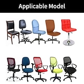 levne potah na židli-voděodolný potah počítačové kancelářské židle natahovací otočné herní sedadlo slipcover elastický kukuřičná zrna černá jednobarevná měkká odolná omyvatelná