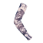 billiga Armvärmare, benvärmare och skoskydd-1 st. Cykelhylsor Armwarmers UV-skydd för kylarm med UV-skydd UV-resistent Snabb tork Cykel Mörkgrå Svart Brun Elastan för Unisex Vuxna Utomhusträning Cykling / Cykel