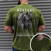 cheap Men&#039;s Graphic T Shirt-Men&#039;s Templar Cross Graphic Prints Old People T Shirt Graphic Tee Cotton Short Sleeves Graphic Shirt Black Navy Blue Green Comfortable Tee Vacation Street Fashion Designer Clothing