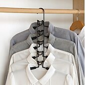 お買い得  フック-洋服ハンガー多機能多層ハンガーマジックホームワードローブ収納アーティファクト吊りハンガー折りたたみハンガー 40*40 センチメートル