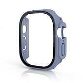 economico Cover per smartwatch-Custodia per orologi con protezione per lo schermo Compatibile con Apple Watch Ultra 49mm / Series 8 7 41mm 45mm / Series 6 5 4 SE 40mm 44mm / Series 3 2 1 38mm 42mm Resistente agli urti PC rigido