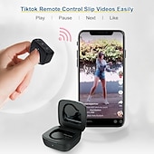 levne Univerzální příslušenství-bt bezdrátové dálkové ovládání pro mobilní telefony, ideální pro tiktok, fotografie&amp;amp; videa, ovládání líného ležení&amp;amp; více, soustružnický dálkový ovladač špičkou prstu