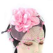 economico Fascinator-Fascinatori  Cappelli  Copricapi con floreale 1PC Occasione speciale  Ladies Day  Copricapo Melbourne Cup per un&#039;ottima impressione Fascinatori del Derby Giornata di corsa Vestito 2025
