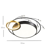 billiga Ring &amp; Rund Design-52 cm ö design taklampor metallmålade ytskikt moderna 220-240v