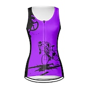economico Maglie da donna-Per donna Gilet da ciclismo Maglia da ciclismo Senza maniche Bicicletta Gilet / Gilet Maglietta / Maglia Superiore con 3 tasche posteriori Ciclismo da montagna Cicismo su strada Traspirante