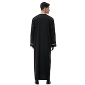 رخيصةأون عربي مسلم-رجالي رداء - روب ثوب / جبة ديني سعودي عربي العربية مسلم رمضان بالغين / قمصان الرضعثوب الراقص