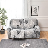 cheap Recliner Chair Cover-Stretch Reclining Couch Covers 2 Seater Loveseat Reclining Sofa Cover Couch Slipcover with Elastic Loop, Anti-cat Scratch Furniture Protector for Kids, Pets, Dogs, Cats