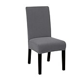 abordables Funda para silla de comedor-Funda para silla de comedor repelente al agua, funda elástica para asiento de silla, funda de licra con protector inferior elástico para comedor, ceremonia de boda, lavable duradera