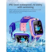 お買い得  スマートウォッチ-スマートウォッチ 1.44 インチ キッズスマートウォッチフォン 2G 睡眠サイクル計測器 目覚まし時計 カメラ と互換性があります スマートフォン キッズ ハンドフリーコール カメラ カメラコントロール IP 67 33mmウォッチケース / 200〜250