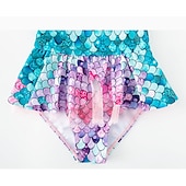 preiswerte Kostüme für Mädchen-Meerjungfrau Ariel Meerjungfrau Bademode Bikini Badeanzüge Aktiv Süß for Mädchen Kinder