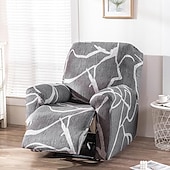 cheap Recliner Chair Cover-Stretch Recliner Cover Recliner Covers 1 Seater Armchair Couch Slipcover with Elastic Loop, Anti-cat Scratch Furniture Protector for Kids, Pets, Dogs, Cats