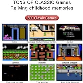 Χαμηλού Κόστους Game Consoles-g5 κονσόλα παιχνιδιών 500 παιχνιδιών κλασική συσκευή παιχνιδιών εργονομική συσκευή αναπαραγωγής παιχνιδιών χειρός με οθόνη 3,0 ιντσών για παιδιά δώρο κονσόλα βιντεοπαιχνιδιών