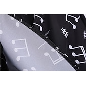 ieftine Rochii-Retro / vintage 1950 Rochie de epoca Rochie leagăn Rochie Flare Note muzicale Pentru femei Carnaval Mascaradă Casul / Zilnic Petrecerea Burlăcițelor Adulți Rochie Rochii de acasă