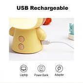 abordables Lampes de bureau-Portable mignon lampe de bureau usb rechargeable dimmable étude lampe de table chevet led veilleuse pour lecture travail enfants cadeau d&#039;anniversaire