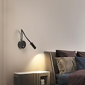 お買い得  LEDウォールライト-Lightinthebox LED ウォールランプ 7 ワットクリエイティブ回転調整可能な壁ライトリモートコントロール寝室のベッドサイド読書灯
