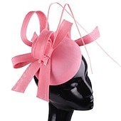 Χαμηλού Κόστους Fascinators-Fascinators Ψεύτικος Λινός Γάμος Kentucky Derby Κοκτέιλ Royal Astcot Μόδα Vintage Με Bowknot Επικεφαλίδα Κεφαλαιοφυλακή ντυθείτε για να εντυπωσιάσετε Ημέρα Αγώνων Φόρεμα 2025