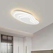 billige Taklamper med dimming-moderne taklampe som kan dimmes med fjernkontroll 56 cm innfelt taklampe akryl lampeskjerm lysekrone soverom stue