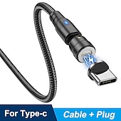 お買い得  スマホケーブル-マルチ充電ケーブル 60W 3.3フィート 6.6フィート USBCからLightning/マイクロ/USBC 3 A 急速充電 ナイロン編組 耐久 磁石バックル 用途 サムスン Xiaomi Huawei 携帯電話アクセサリー
