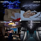 economico luci del proiettore della galassia stella-planetario proiettore luci galassia proiezione 7 in 1 con 360 nebulosa rotante luna notte lampada pianeta aurora per camera da letto soffitto sala giochi party bar