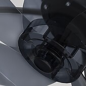 cheap Ceiling Fan Lights-Ceiling Fans with Lights Flush Mount Low Profile Indoor Ceiling Fan,21&quot; Dimmable Bladeless Ceiling Fans with Remote Control,Smart 3 Colors 6 Speeds Reversible