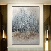 cheap Abstract Paintings-Large Oil Painting 100% Handmade Hand Painted Wall Art On Canvas Grey Modern Abstract Classic Home Decoration Decor Rolled Canvas No Frame Unstretched