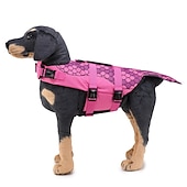 お買い得  ライフジャケット-犬用 ベスト ライフジャケット 犬のライフジャケット ファッション 反射 スポーツ＆アウトドア 安全用具 ビーチ ブルー 犬服 for ハスキー犬 ゴールデンレトリバー ビジョンフリーゼ ポメラニアン Small