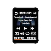 cheap Digital Voice Recorders-Digital Voice Recorder M28 English 128GB Portable Digital Voice Recorder 43.18 mm Android System E-Book Portable MP3 Player Audio Recorder with Playback with Noise Reduction for Business Speech