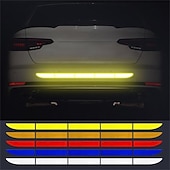 cheap Car Body Decoration &amp; Protection-5pcs/set Car Reflective Stickers Waterproof Car Warning Sticker Reflective Tape Car Decals Stickers Car Trunk Body Auto Accessories
