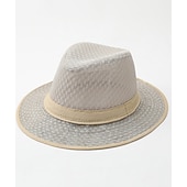 preiswerte Herrenhüte-Herren Sonnenhut Soaker-Hut Safari-Hut Spielerhut Strandhut Schwarz Kaki Polyester Reise Strand Design Outdoor Urlaub Glatt Sonnenschutz