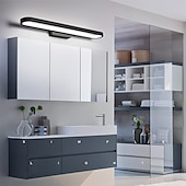 cheap Vanity Lights-15.6in  23.5in 31.2in Modern and Minimalist Led Wall Lamp Living Room Bedroom Bathroom Dressing Table Black Coffee Mirror Front lamp AC220V AC110V