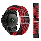 abordables Bracelets de montre Garmin-Bracelet nylon tressé 22mm 26mm pour Garmin Fenix 7 7X 6 6X Pro Epix Pro 47mm 51mm Instinct 2X Approach S70 S62 S60 Forerunner 955 945 Marq