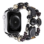 economico Cinturini per Apple Watch-Braccialetto di gioielli Compatibile con Cinturino dell&#039;Apple Watch 38mm 40mm 41mm 42mm 44mm 45mm 49mm Da donna Con perline Due toni Perline Cinturino di ricambio per iwatch Series Ultra 8 7 6 5 4 3