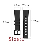 abordables Correas de reloj Fitbit-Ver Banda para Fitbit Versa 2 / Versa Lite / Versa SE / Versa Fitbit Versa Silicona suave Reemplazo Correa Mujer Elástico Ajustable Correa Deportiva Pulsera
