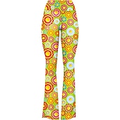 halpa Pohjat-Retro / vintage 1960 luku 1970 luku Housut Bell Bottom Housut Leveälahkeiset housut Hippi Naamiaispuku Naisten Arki-asut Tyttöjen polttarit Pride-paraati Aikuisten Housut