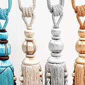 ieftine Accesorii Perdele-cortină de frânghie ciucuri cravate spate franjuri pentru perdele reținere draperii ferestre accesorii pentru perdele accesorii pentru cameră de frânghie