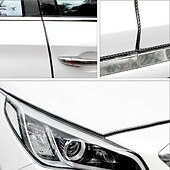 cheap Car Body Decoration &amp; Protection-StarFire 5M Carbon Fiber Car Door Edge Protector - Anti-Collision Bumper Trim, Scratch Guard &amp; Sealing Strip for Car Styling