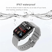 Χαμηλού Κόστους Smartwatch-H10 Εξυπνο ρολόι 1.69 inch Έξυπνο ρολόι Bluetooth Βηματόμετρο Υπενθύμιση Κλήσης Παρακολούθηση Δραστηριότητας Συμβατό με Android iOS Γυναικεία Άντρες Μεγάλη Αναμονή Κλήσεις Hands-Free Αδιάβροχη IP 67