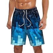 abordables maillot de bain boxer homme-maillot de bain pour hommes short de plage à séchage rapide cordon de serrage léger avec taille et poches élastiques