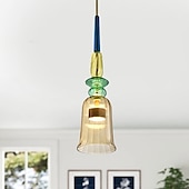 tanie Światła wysp-lampy wiszące led wyspa kuchenna ręcznie dmuchane szkło oświetlenie nowoczesny dom wiejski przedpokój przedpokój oprawy oświetleniowe sufit wiszący kula ziemska nad stołem