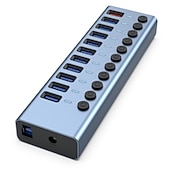 cheap USB Hubs-USB 3.0 HUB USB Splitter Multi Usb 3 0 Hub Several Ports With Switch Power Supply Adapter Multiple Usb 3.0 Extender Hub For Pc