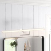 abordables Appliques de salle de bain-lampes de miroir de bain led miroir avant lumière 24&quot; ip20 7w phares de miroir de salle de bain, led miroir lumière étanche brouillard dressing lumière éclairage mural lumière blanche 110-240v