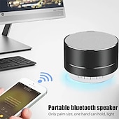 halpa Kaiuttimet-a10 langaton bluetooth kaiutin pieni teräsase subwoofer kannettava mini lahjakortti u disk tf ulkoilu