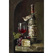 cheap Still Life Prints-Print Rolled Canvas Prints - Still Life Food Modern Art Prints