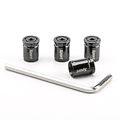 economico Attrezzi per riparazione auto-Capi valvola anti-furto StarFire 4pz - Coprivolante in lega di zinco in stile sportivo impermeabili e decorativi per ruote