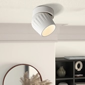 cheap Spot Lights Fixtures-LED Surface Mounted Ceiling Downlight Adjustable 360 Degrees Nordic Spot Light for Indoor FoyerLiving Room Warm White/White AC85-265V