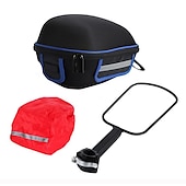 halpa Pyörälaukut-west biking® 8 l pyörän satulalaukku pyöräteline laukku metallirungolla ja sadesuojalla vedenpitävä kevyt heijastinnauha pyörälaukku kangas lycra eva polkupyörälaukku pyörälaukku pyörä polkupyörä pyöräily
